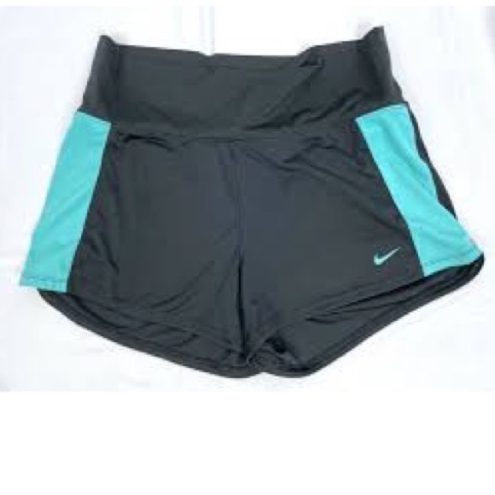 Nike Fold Over Waist Athletic Shorts